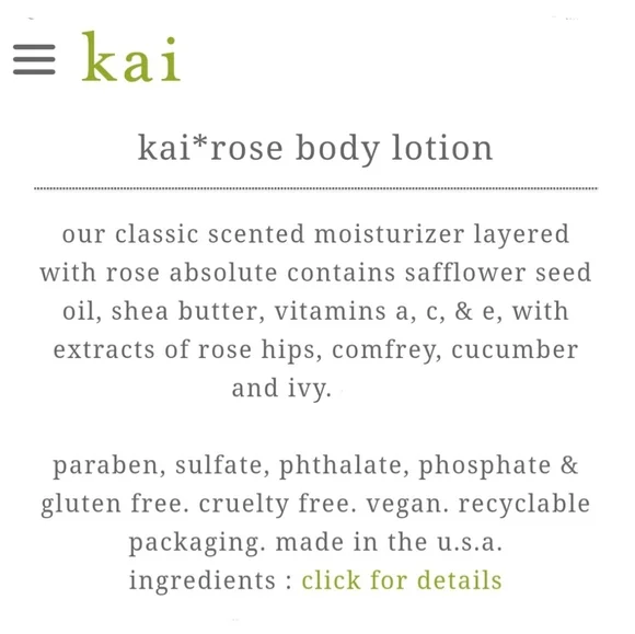 Kai Rose Body Lotion Fragrance by Gaye Straza - 9 Sample packets! - Picture 3 of 16